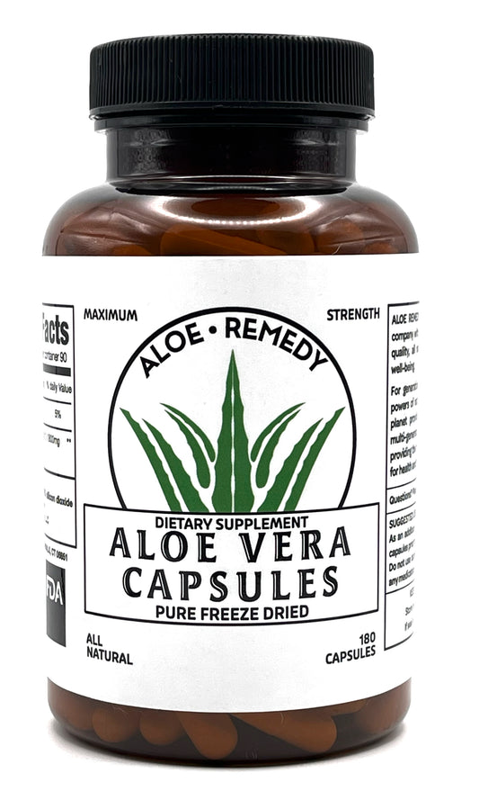 Aloe Remedy Freeze-Dried Aloe Vera Capsules